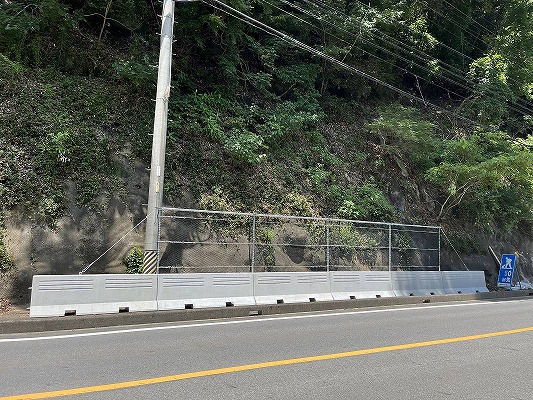 SRフェンス（愛知県豊田市足助町地内）